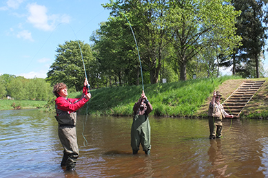 Fliegenfischerkurs in Stolzenau