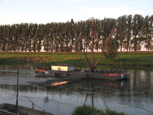 In der Weser bei Stolzenau