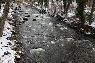 Winter 2013 an der Bode in Sachsen-Anhalt