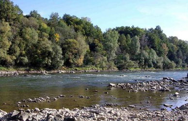 Fliegenfischen am Dunajec, Polen