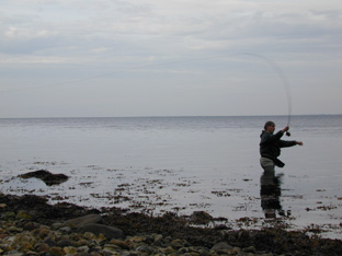 Frank W. in Aktion an der Ostsee