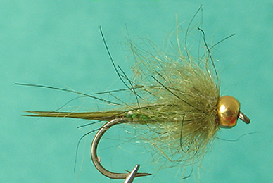Nymphe zum Angeln und Fliegenfischen