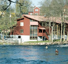 Mörrum, Haus des Lachses am Pool 1