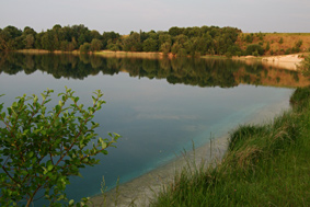 Fliegenfischen am Kreidesee in Hemmoor zwischen Bremervörde und Cuxhaven