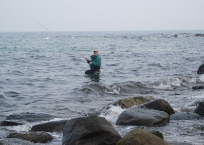 Fliegenfischen an der Ostsee