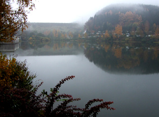 Angeln an der Sösetalsperre im Harz