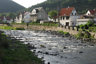 Die Schwarza in Thüringen