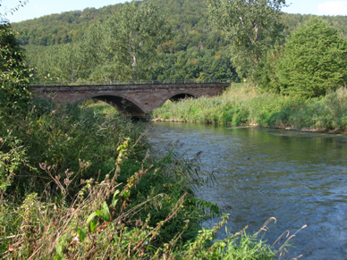 Angeln an der Werra bei Dorndorf