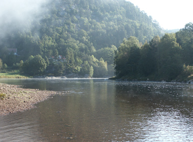 Mandalselva in Norwegen, Zone 3